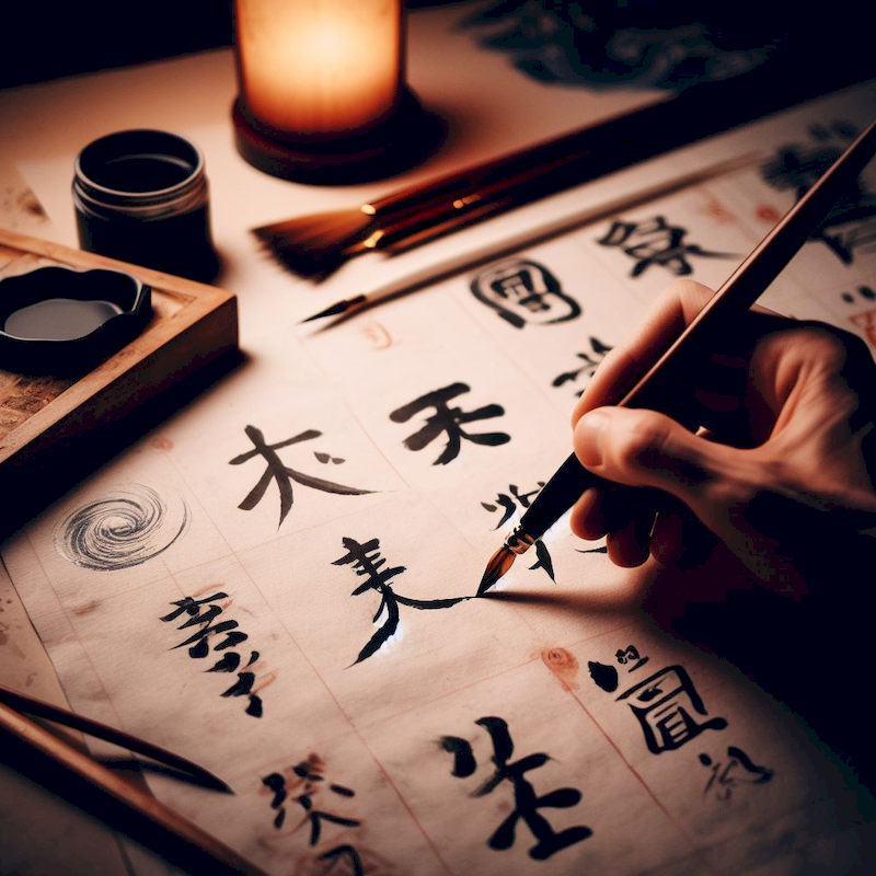Calligraphie japonaise 1